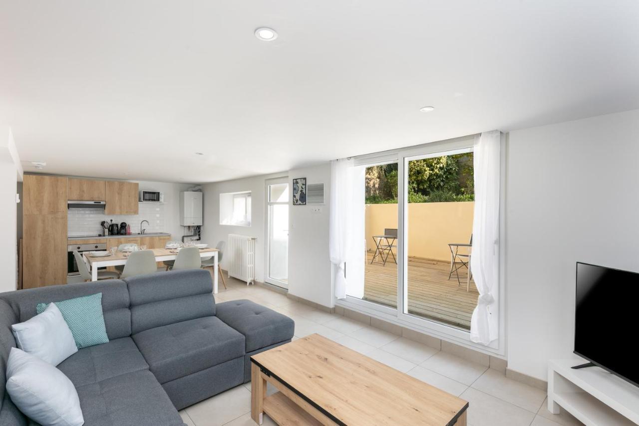 La Belle Poule : Chambre Spacieuse Avec Sdb Privative, Cuisine Et Salon Partages, Terrasse, Proche Facs Et Centre Brest Eksteriør billede
