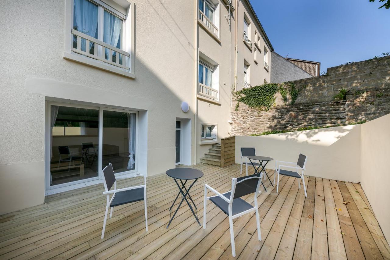 La Belle Poule : Chambre Spacieuse Avec Sdb Privative, Cuisine Et Salon Partages, Terrasse, Proche Facs Et Centre Brest Eksteriør billede